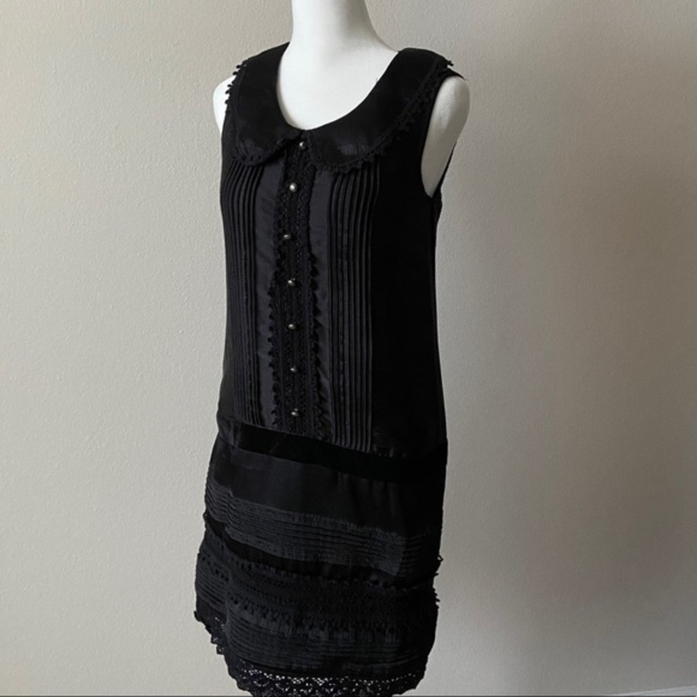 Anna Sui Black Cocktail Dress
